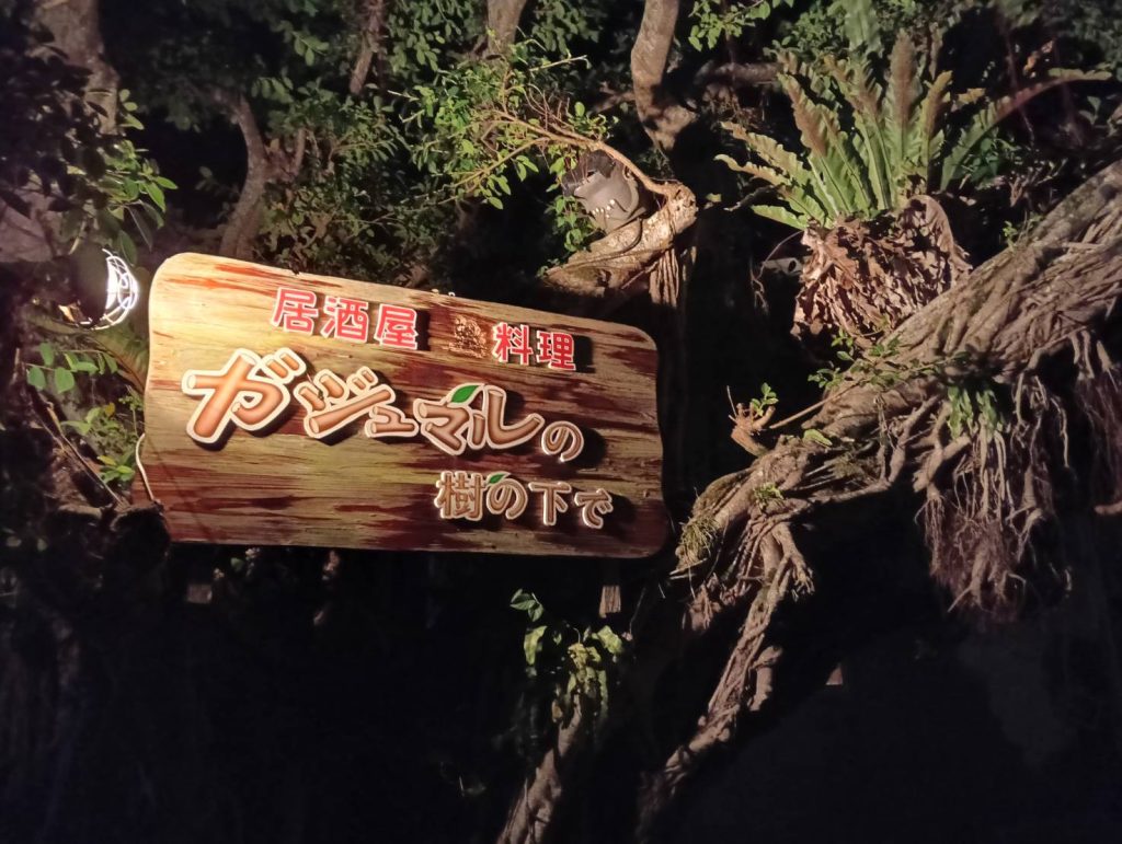 ガジュマルの樹の下で